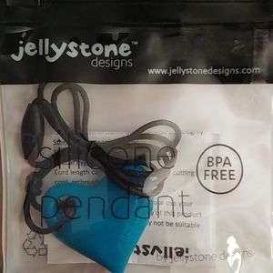 Jellystone silicone teething jewelry.